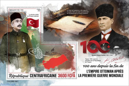 Delcampe - Central Africa 2023 100 Years Since The End Of The Ottoman Empire After The First World War, Mint NH, History - 100 Ye.. - WW1 (I Guerra Mundial)