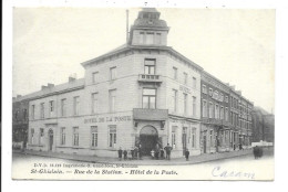 Delcampe - Saint-Ghislain - Rue De La Station - Hotel De La Poste. - Saint-Ghislain
