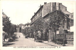 Delcampe - FR92 SAINT CLOUD - EM 4517 - Avenue De Longchamp Voiture - Animée  Belle - Saint Cloud