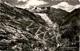 Delcampe - Furka Mit Rhonegletscher Und Grimselstrasse (7771) - Oberwald