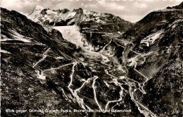 Delcampe - Blick Gegen Grimsel, Gletsch, Furka, Rhonegletscher Und Galenstock (54/30) - Oberwald