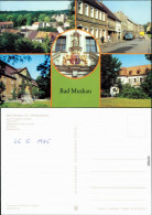 Delcampe - Bad Muskau Ernst-Thälmann-Straße, Teilansicht, Wappen Am Alten Schloss  1984 - Bad Muskau