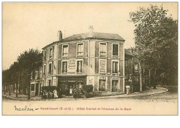 Delcampe - 78.HARDRICOURT.n°208.HOTEL CARNOT ET L'AVENUE DE LA GARE - Hardricourt