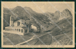Delcampe - Cuneo Castelmagno Valle Grana Santuario San Magno Cartolina MT6283 - Cuneo