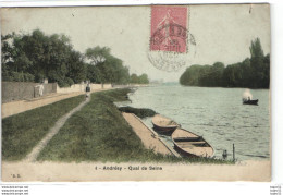 Delcampe - 1 Cpa Andrésy - Quai De Sein - Andresy