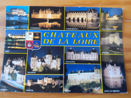 Delcampe - - LES CHATEAUX DE LA LOIRE Illuminés - Azay  - Loches - Blois- Chambord - Chinon  - Cheverny - Amboise - Centre-Val De Loire