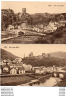 Delcampe - 5V2Ch   Luxembourg Esch Sur Sûre Lot De 2 Cpa Pub V° Hotel Des Ardennes - Esch-sur-Sure