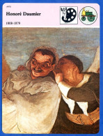Delcampe - Honoré Daumier 1808 1879  Histoire De France  Arts Fiche Illustrée - Histoire