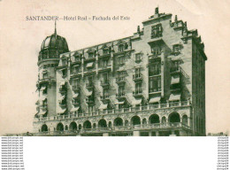 Delcampe - 1V4 JE   Espagne Santander Hotel Real Fachada Del Este - Cantabria (Santander)