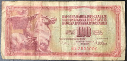 Delcampe - Billet - 100 Dinara - 1978 - YOUGOSLAVIE - Yougoslavie