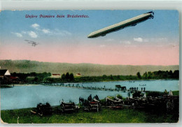 Delcampe - 10670667 - Unsere Pioniere Beim Brueckenbau - Zeppeline