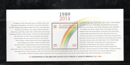 Delcampe - Vatican 2014 Sheet Berlin Wall/Rainbow Stamp (Michel Block 47) Nice MNH - Neufs