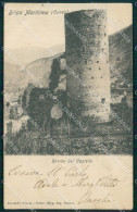 Delcampe - Cuneo Briga Marittima Rovine Castello PIEGHINE Cartolina MT6870 - Cuneo