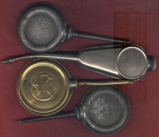 Delcampe - ** LOT  4  BURETTES  HUILE ** - Herramientas Antiguas