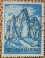Delcampe - SAN MARINO 1962 SPORT ALPINISTICO LIRE 4 - Gebruikt