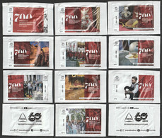 Delcampe - Delta Cafés, Portugal 2021 - Festas De Alenquer -||- Série Complète 10 Sachets Vides - Azúcar