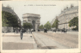 Delcampe - CPA Paris Avenue Du Bois De Boulogne - Triumphbogen