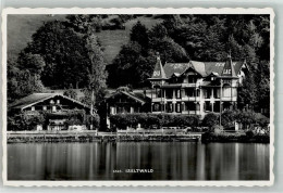 Delcampe - 3807 Iseltwald 1944 Foto AK Pension Du Lac - 38021690 - Iseltwald