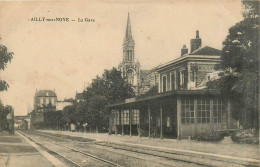 Delcampe - 80* AILLY S/NOYE   La Gare   RL31,0458 - Ailly Sur Noye