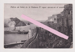 Delcampe - PR942 - ESPAGNE - Penon De Vélez De La Gomera - El Vapor Correo En El Muelle - Peñón De Vélez De La Gomera