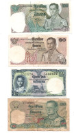 Delcampe - Billets : THAILANDE-  Lot De 4 Billets  -  Circulés  TB   )  Voir  Scans - Thaïlande