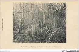 Delcampe - ALHP2-0081-CHASSE - FORET DE DREUX - EQUIPAGE DU VICOMTE DE CHEZELLES - HALLALI COURANT - Jagd
