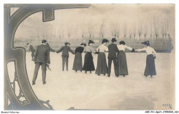 Delcampe - AOEP11-1044-SPORT - PATINAGE SUR NEIGE - Wintersport