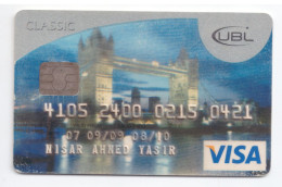 Delcampe - USED COLLECTABLE CARD UNITED BANK LIMITED VISA CARD   ( 29 ) - Tarjetas De Crédito (caducidad Min 10 Años)