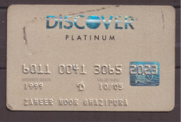 Delcampe - USED COLLECTABLE CARD DISCOVER PLATINUM CARD   ( 29 ) - Otros & Sin Clasificación