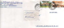 Delcampe - Timbres , Stamps "  Villa Nova ; Synagogue " Sur Lettre , Cover , Mail Du 26/07/2001 - Barbados (1966-...)