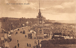 Delcampe - A785 England Margate Clock Tower And Sands Vintage Postcard - Margate