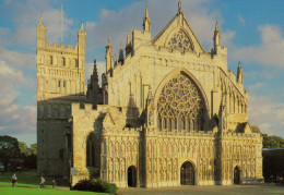 Delcampe - Exeter - Cathédrale - Façade Ouest - Exeter