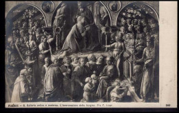 Delcampe - Firenze - R. Galleria Antica E Moderna - L'Incoronazione Della Vergine. Fra F. Lippi - Museen