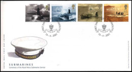 Delcampe - United Kingdom - Diving Boats - FDC - - 2001-2010 Decimal Issues