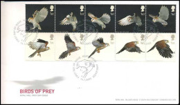 Delcampe - United Kingdom - Raptors - FDC - - 2001-2010 Decimal Issues