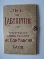 Delcampe - "JEU DU LABYRINTHE" OFFERT PAR LES GRANDS MAGASINS "AU BON MARCHE" A PARIS.   100_8061 - Otros & Sin Clasificación