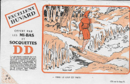 Delcampe - BUVARD  NEUF    SOCQUETTES D.D. DEVINETTE 5 - Textilos & Vestidos