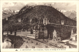 Delcampe - CPA Betharram Vue D'Ensemble L'Eglise Le College Et Le Calvaire - Lestelle-Bétharram