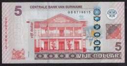 Delcampe - SURINAME 5 DOLLARS  2012   P-162b   UNC - Surinam