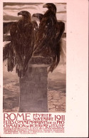 Delcampe - 1910-PROCLAMAZIONE REGNO D'ITALIA Edizione In Francese, Viaggiata Roma (28.12) A - Erinnophilie