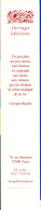 Delcampe - Farrago Georges Bataille /  Farrago Editions / 37 Tours - Marcapáginas