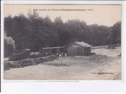 Delcampe - PAIMPONT-les-FORGES: La Station Du Tramway - Très Bon état - Paimpont