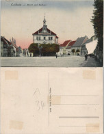 Delcampe - Ansichtskarte Geithain Straße Am Amtsgericht - Coloriert 1912 - Geithain