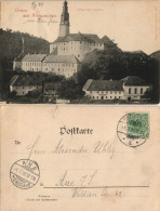 Delcampe - Ansichtskarte Weesenstein (Müglitz) Schloss Weesenstein 1899 - Weesenstein A. D. Müglitz