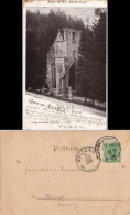 Delcampe - Oppenau Klosterruine Allerheiligen 1900   Gel  WOLFEGG (Ankunftsstempel) - Oppenau