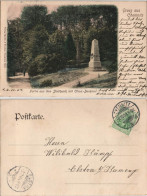 Delcampe - Ansichtskarte Chemnitz Stadtpark Claus Denkmal 1904 - Chemnitz