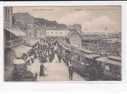 Delcampe - CANCALE : La Houle, Le Départ Du Tramway - Très Bon état - Cancale