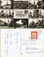 Delcampe - Erbach (Odenwald) Mehrbild-AK Ua. Mit Schloß, Burg, Städel, Rathaus Uvm. 1975 - Erbach