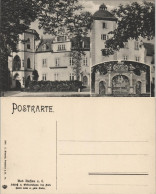 Delcampe - Ansichtskarte Nassau (Lahn) Schloss Und Eingang 2 Bild 1905 - Nassau
