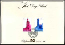 Delcampe - 3015/16 - FDS - Belforten - Binche - Diksmuide - 1999-2010